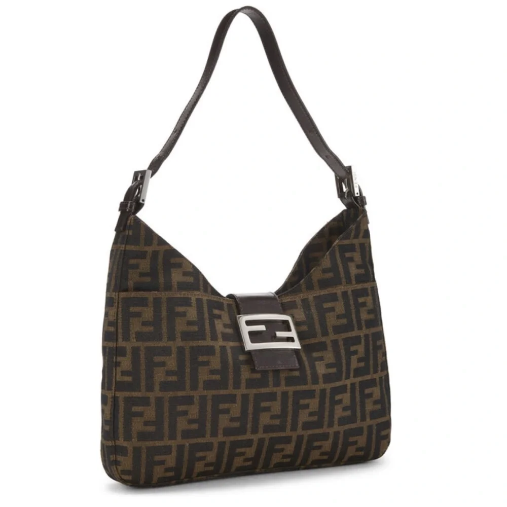 FENDI ‘Zucca Canvas Shoulder Bag’ - Picture 3 of 10